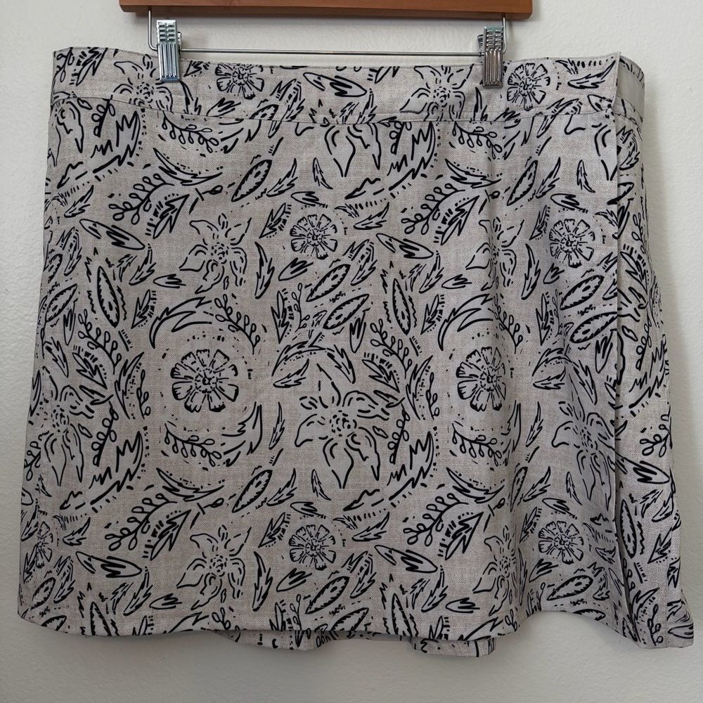 NWT Rip Skirt Wrap Skirt FloraRustica Length 2 Size XX-Large Tan Black Beach